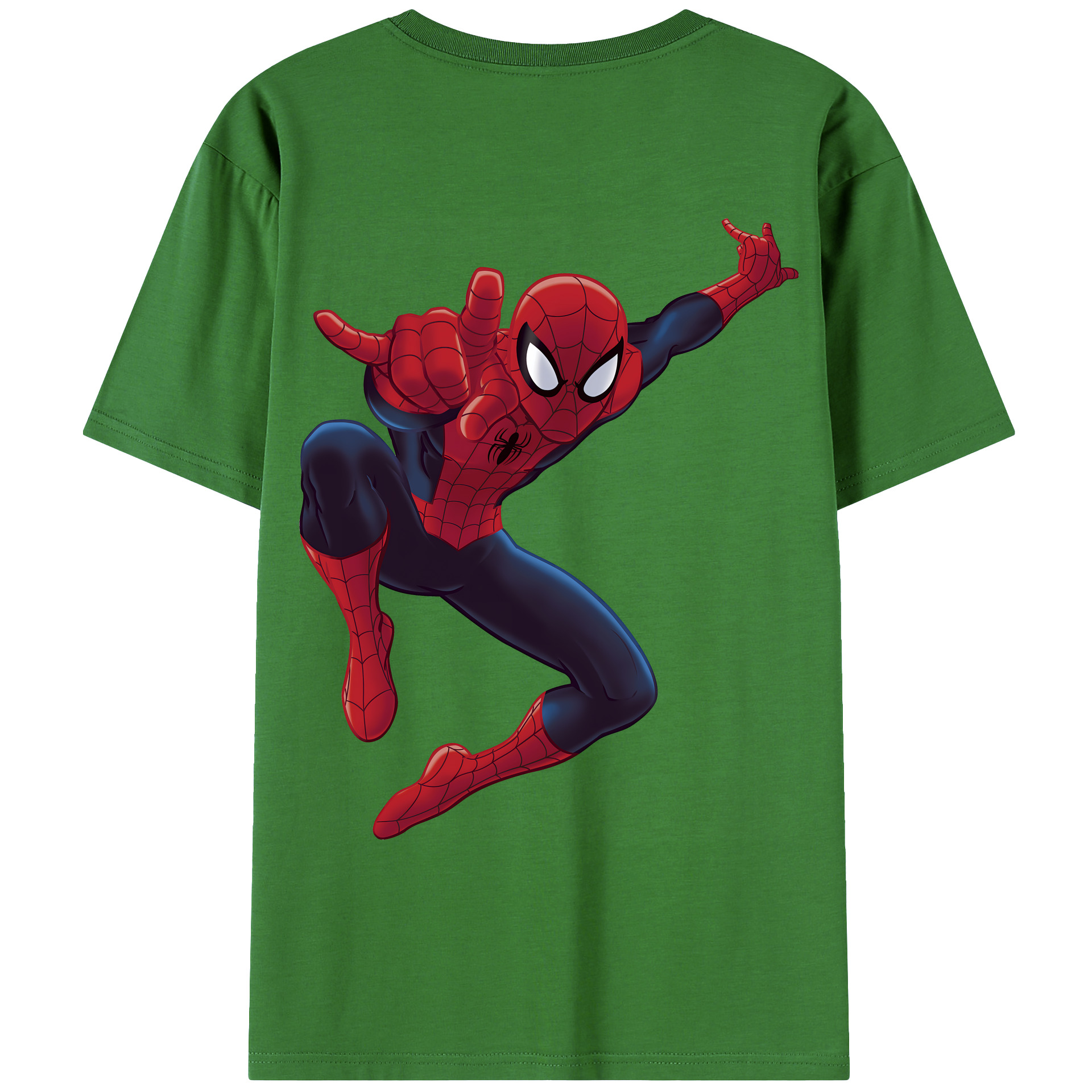 （画像用） Spider Man スパイダーマン レディース半袖Tシャツ(バックプリント)